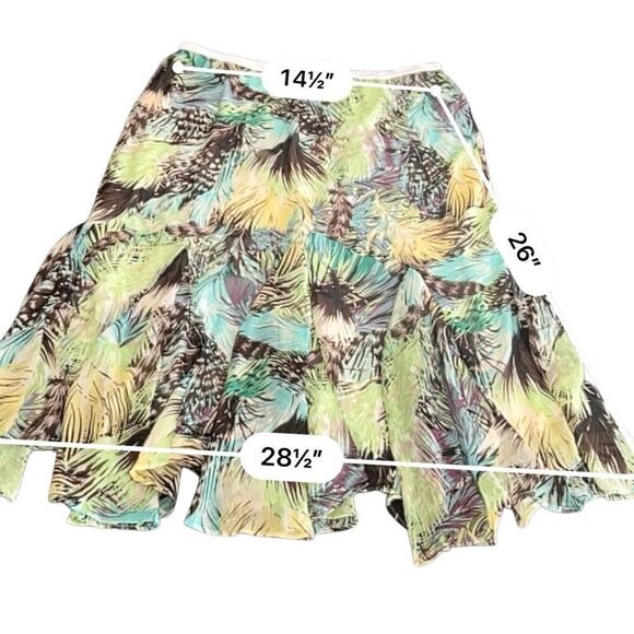 IN STUDIO FLORAL Long Boho Skirt size 1X - Picture 6 of 7